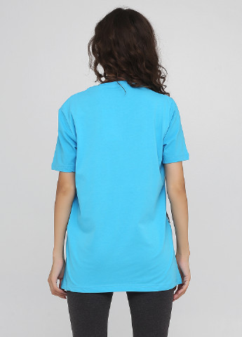 Блакитна літня футболка Comeor