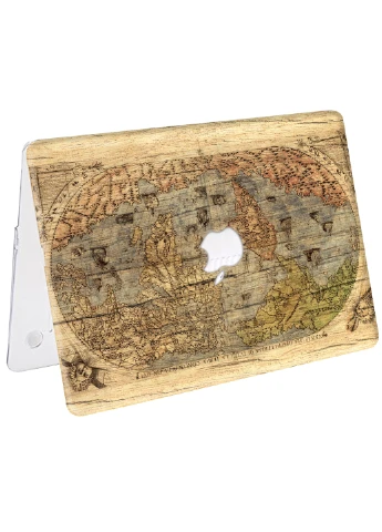 Чехол пластиковый для Apple MacBook Air 13 A1932 / A2179 / A2337 Деревянная карта (Wooden Map) (9656-1863) MobiPrint (218505189)