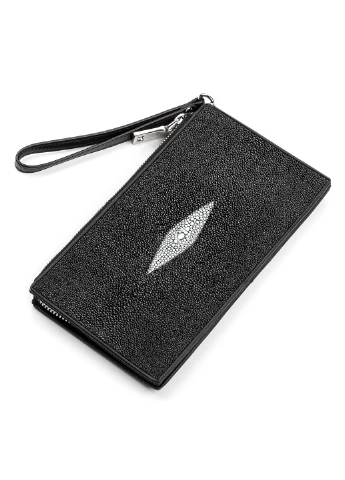 Жіночий шкіряний клатч-гаманець 20,5х11 см Stingray Leather (252128389)