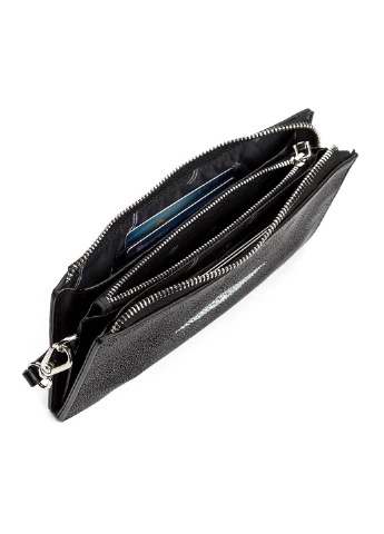 Жіночий шкіряний клатч-гаманець 20,5х11 см Stingray Leather (252128389)