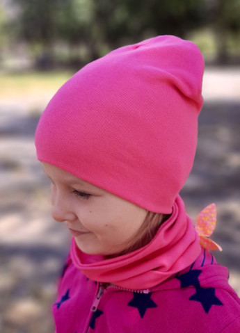 Дитяча шапка з хомутом КАНТА розмір 48-52, рожевий (OC-387) Канта (212242614)