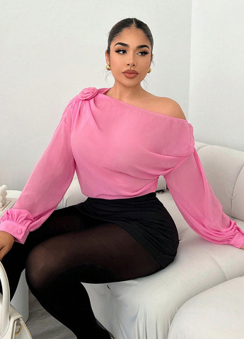 Рожева блуза SHEIN