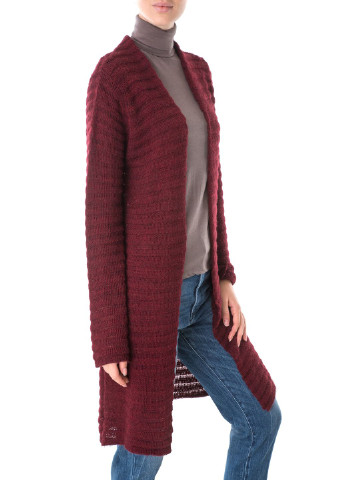 Бордовый зимний кардиган Miss Miss