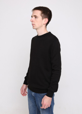 Черный зимний свитер мужской черный прямой JEANSclub Прямой