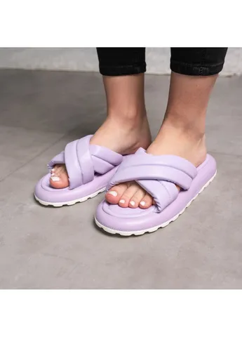 Фиолетовые шлепанцы женские oliver 3595 Fashion