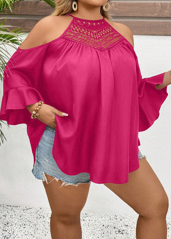 Фуксия блуза SHEIN