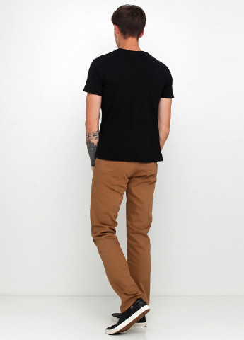 Светло-коричневые демисезонные прямые джинсы Celio