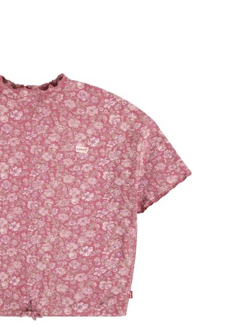 Темно-розовая летняя футболка Levi's