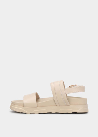 Молочные босоножки Braska с ремешком