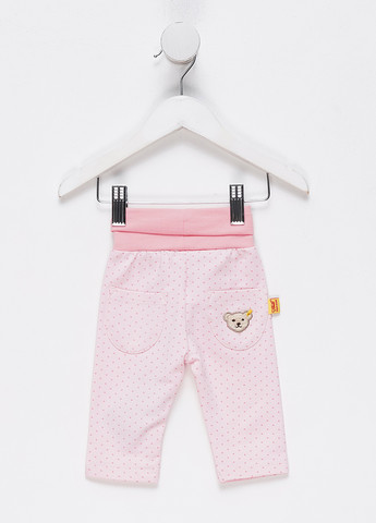 Светло-розовые домашние, повседневный демисезонные брюки Steiff