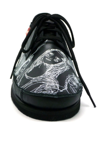 Туфлі Clamp малюнки чорні кежуали