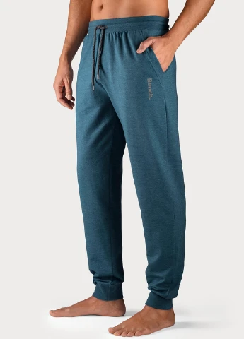 Бирюзовые спортивные демисезонные зауженные брюки Bench