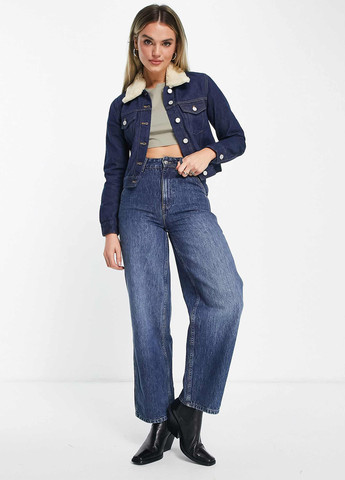 Синя демісезонна куртка French Connection