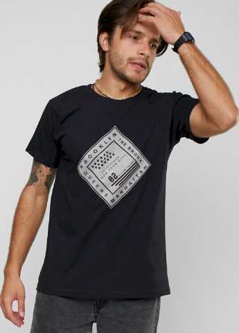 Черная футболка мужская YAPPI