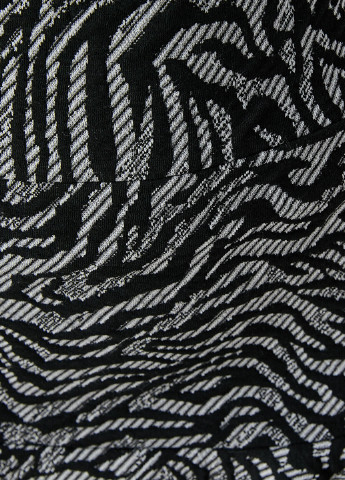 Черная кэжуал зебра юбка KOTON