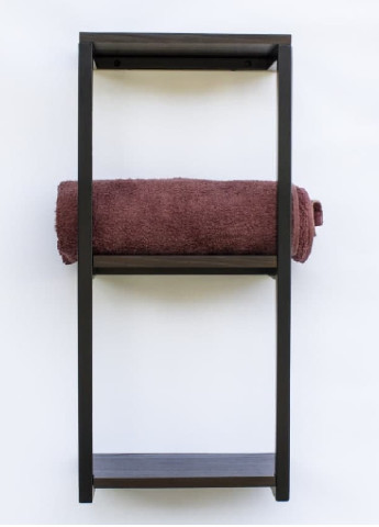 Настенная полка для полотенец в ванную комнату ручная работа 3 яруса 80x45x20 см (473431-Prob) Unbranded (254681188)