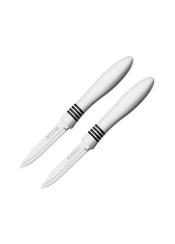 Набор ножей COR & COR для овощей 2шт 76 мм White (23461/283) Tramontina белые,