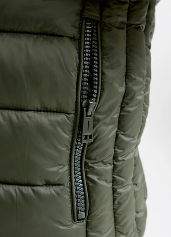 Оливковая (хаки) демисезонная куртка Jack & Jones