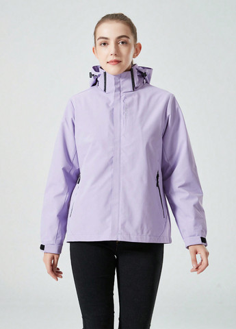 Сиреневая демисезонная куртка SHEIN