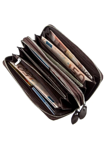 Женский кожаный кошелек-клатч 9х18,5х4 см st leather (252132195)