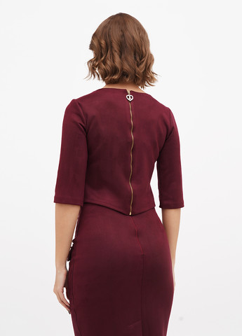 Бордова блуза Sassofono