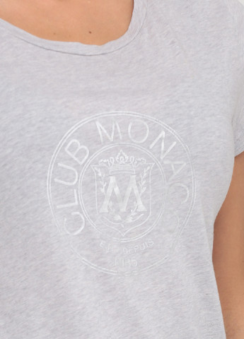 Светло-серая летняя футболка Club Monaco