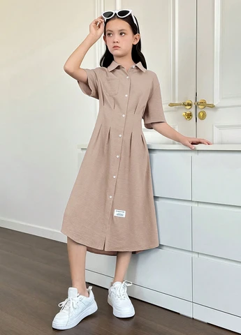 Бежева сукня SHEIN (316481439)