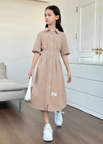 Бежева сукня SHEIN (316481439)