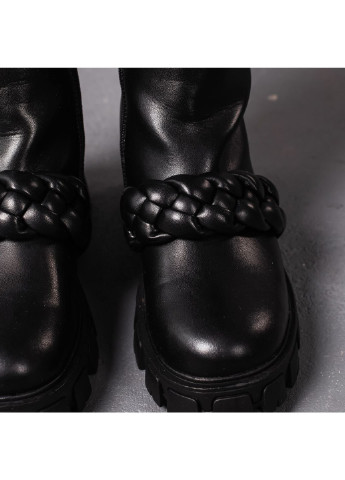 Зимние ботинки женские зимние celeste 3398 38 24,5 см черный Fashion из искусственной кожи