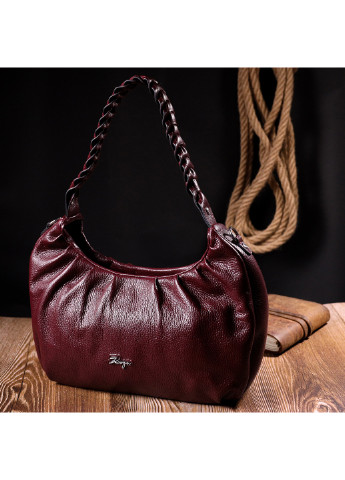 Женская кожаная сумка-багет 30х19х8 см Karya (255709884)