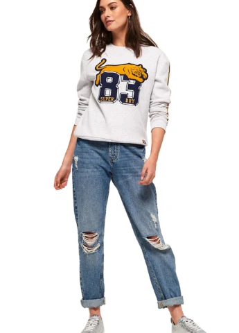 Сірий світшот Superdry однотонний (254544866)
