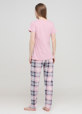 Розовая всесезон пижама (футболка, брюки) футболка + брюки Boyraz