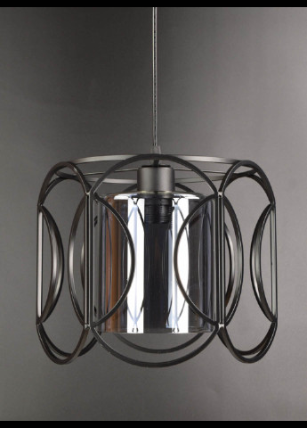 Люстра стельова підвісна в стилі LOFT (лофт) 12036/1-gr Чорний 35х29х29 см. Handmade (234537574)