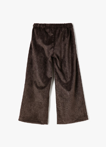Темно-коричневые кэжуал демисезонные клеш брюки KOTON