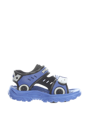 Темно-синие пляжные сандалии Шалунишка на липучке