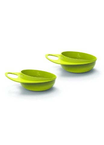 Набор детской посуды Тарелка Easy Eating глубокая 2 шт. салатовая Nuvita (252248985)
