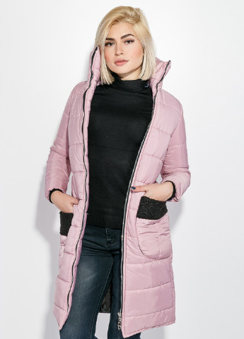 Светло-розовая зимняя куртка Ager