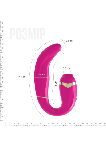 Пульсатор с вакуумной стимуляцией клитора My G (Pink) Adrien Lastic (254734186)