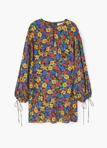 Черное кэжуал платье Mango