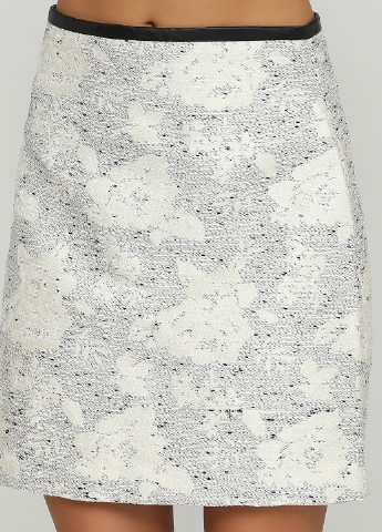 Светло-бежевая кэжуал фактурная юбка H&M миди