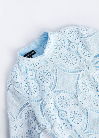 Блакитна кежуал сукня силуетна SHEIN з квітковим принтом