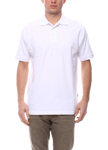 Белая футболка-поло для мужчин James Harvest