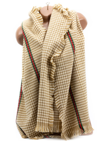 Жіночий кашеміровий палантин, Burberry бежевий LuxWear s184003 (225001108)