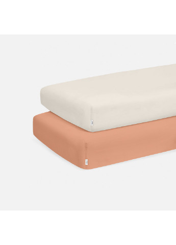 Набір простирадлом на гумці (2 шт) 140х200х20 BEIGE/TERRAKOT Cosas Set_Beige_Terrakot_140x200_2 (250393475)