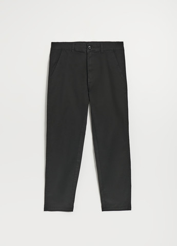 Черные кэжуал демисезонные каррот брюки House