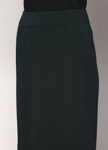 Темно-зеленая кэжуал однотонная юбка Jhiva карандаш