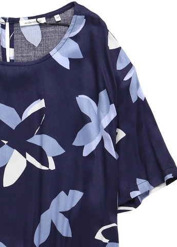 Синя кежуал сукня Seidensticker з квітковим принтом