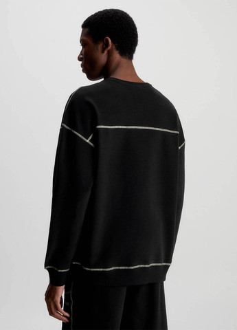 Чорний світшот Calvin Klein Underwear логотип вишивка (328823166)