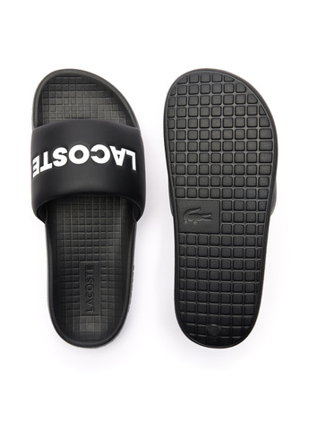 Черные кэжуал шлепанцы Lacoste