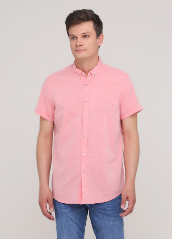 Розовая кэжуал рубашка меланж Zara